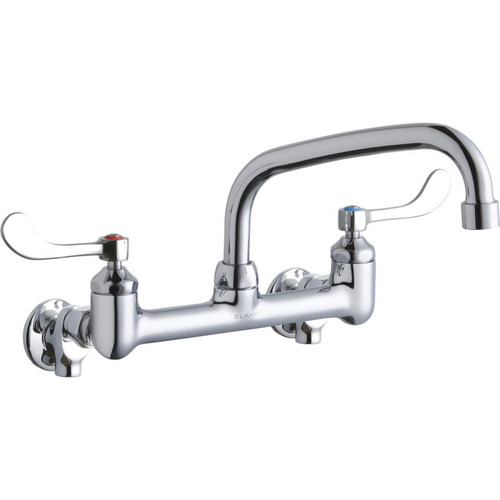 Elkay LK940AT08T4S Commercial 2-Hole Faucet in Chrome