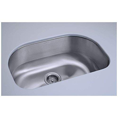 17" x 26" x 9" Under-Mount Single-Bowl Kitchen Sink