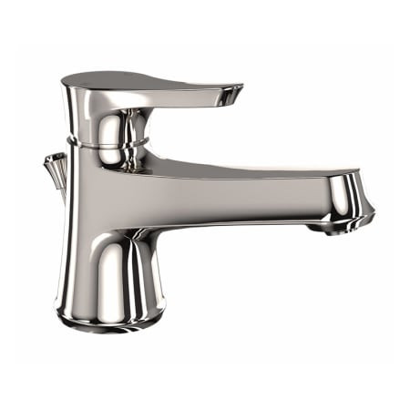 Short Single-Handle Bathroom Faucet in Polished Nickel