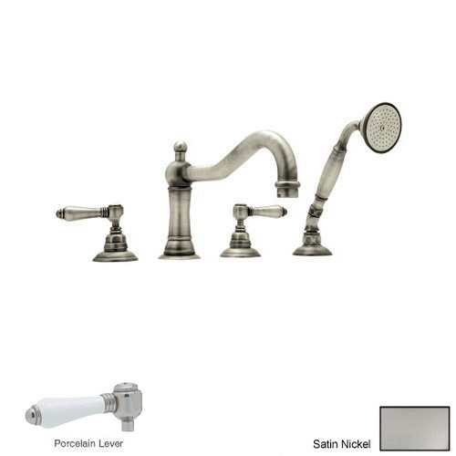 Rohl A1404LPSTN Roman Tub Faucet in Satin Nickel