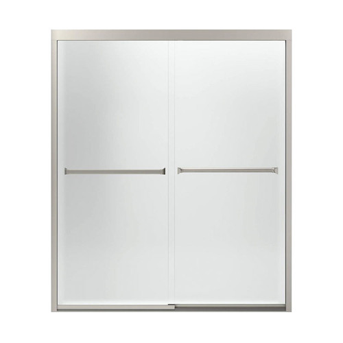 Sterling 581075-59N-G03 54.37-in to 59.37-in W x 69.68-in H Sliding Shower Door in Nickel
