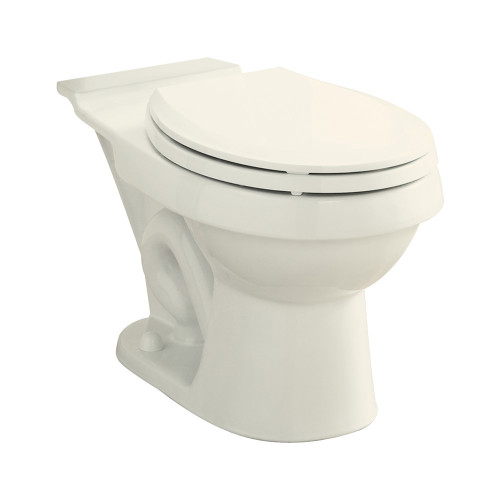 Standard Height 12-in Rough-In Round Toilet Bowl in Biscuit