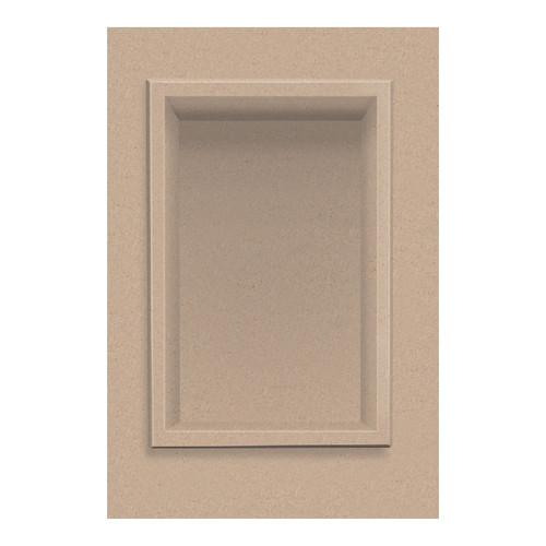 7-1/2-in x 11-in Recessed Shampoo Caddy in Sand Castle