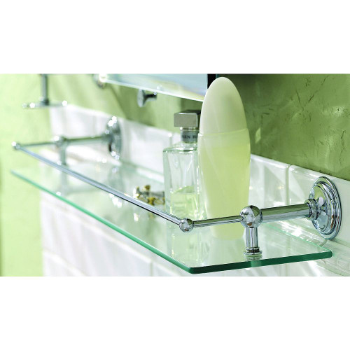 Ginger 2635-24TSCL 24in Tempered Replacement Glass Shelf