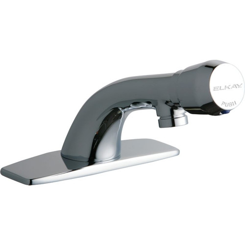 Metered 3-Hole Faucet in Chrome