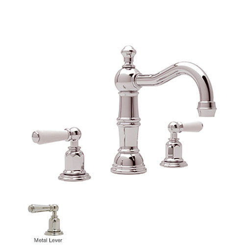 Rohl U.3720L-PN-2 Widespread Bathroom Faucet in Polished Nickel