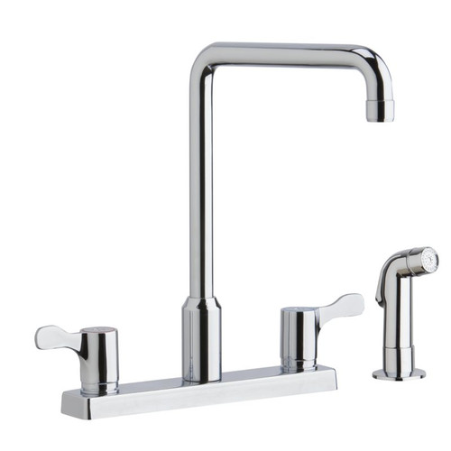 Kitchen 4-Hole Faucet in Chrome