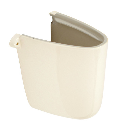 Wall Mount Lavatory Shroud in Bone