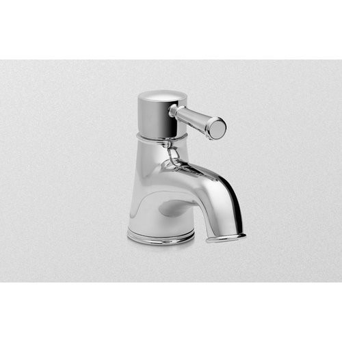 Single Handle Bathroom Faucet with Lever Handle in Brushed Nickel