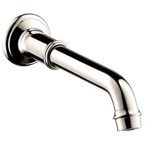 Tub Spout Wall Mounted Non Diverter in Polished Nickel