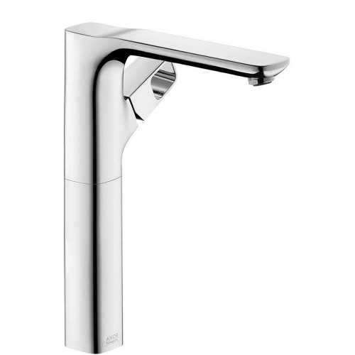 Bathroom Faucet Vessel with Knob Handle - Less Metal Pop-Up Drain Assembly in Chrome