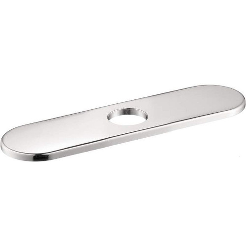 Hansgrohe 14019001 10in Escutcheon Plate for Single Hole Kitchen Faucets in Chrome