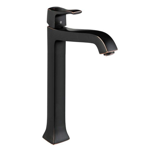Hansgrohe 31078921 Metris C Bathroom Faucet Vessel Faucet with Lever Handle in Rubbed Bronze