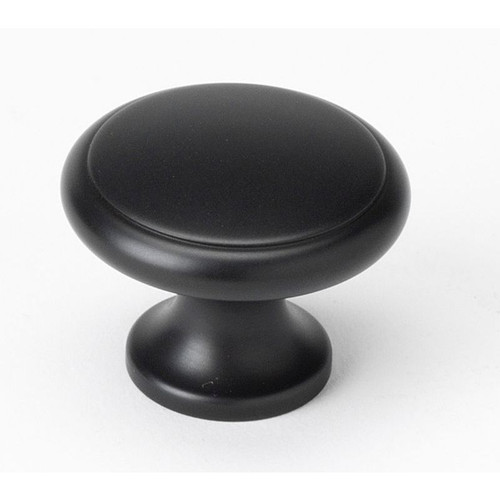Alno A1164-MB Knob Traditional 1-1/4-in in Matte Black