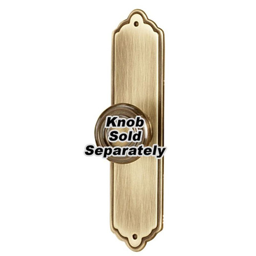 Escutcheon Traditional 4-in in Antique English