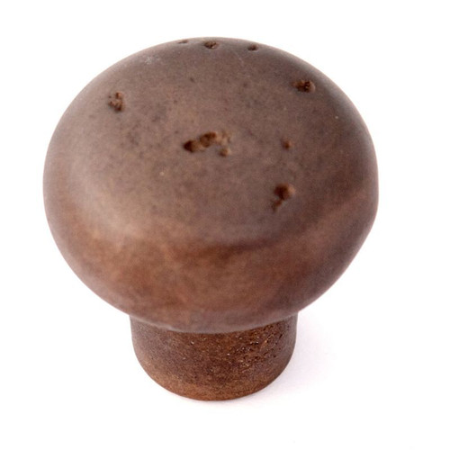 Alno Sierra A1403-DKBRZ Knob Rustic 1-1/4-in in Dark Bronze
