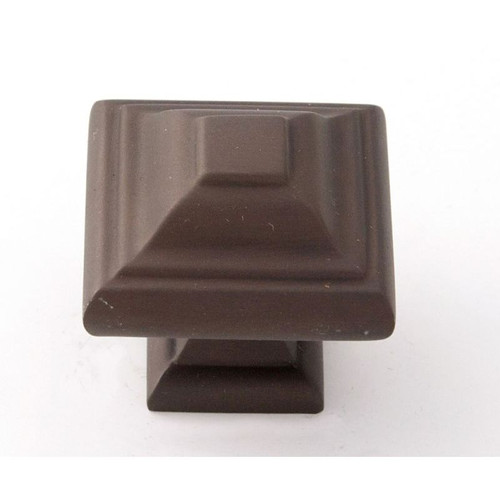 Alno Geometric A1525-CHBRZ Knob Transitional 1-1/4-in in Chocolate Bronze
