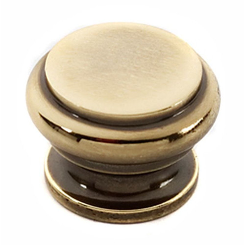 Knob Traditional 1/2-in in Polished Antique