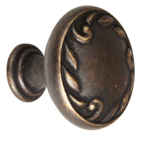 Alno Ornate A3650-14-BARC Knob Traditional 1-1/4-in in Barcelona