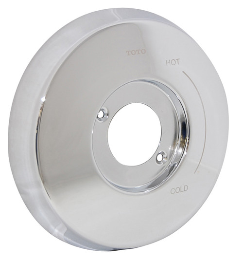 Face Plate Assembly without Diverter in Polished Chrome