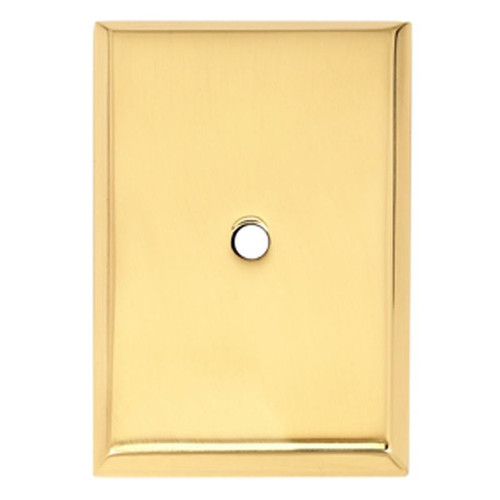 Escutcheon Backplate Escutcheons 1-7/8-in in Polished Brass