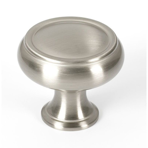 Alno Charlie's Collection A626-38-SN Knob Transitional 1-1/2-in in Satin Nickel