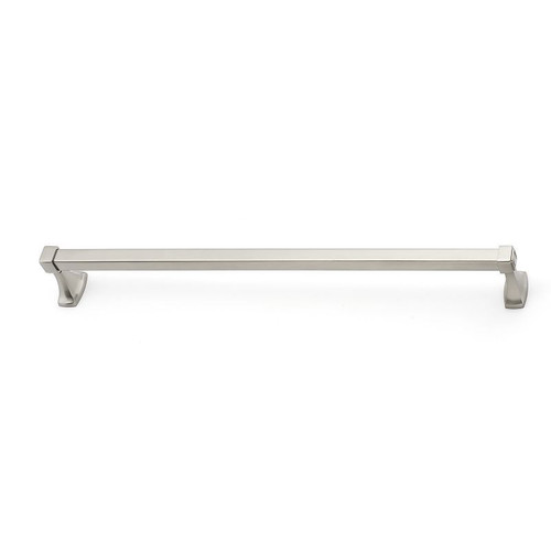 Alno Cube A6520-24-SN Modern Towel Bar in Satin Nickel