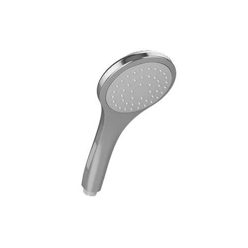 Modern 2.5 GPM Single Function 5-in Diameter Rain Handheld Shower in Brushed Nickel