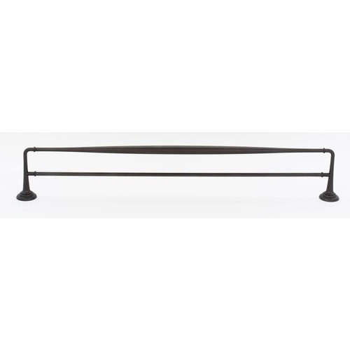 Double Towel Bar Transitional in Chocolate Bronze