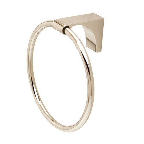 Alno Luna A6840-PN Towel Ring Transitional 6-in in Polished Nickel