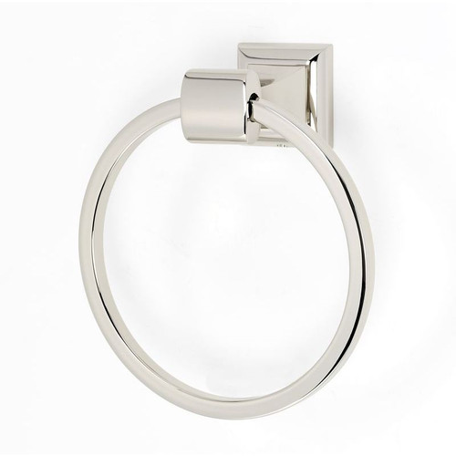 Modern Towel Ring 6-1/8-in in Polished Nickel
