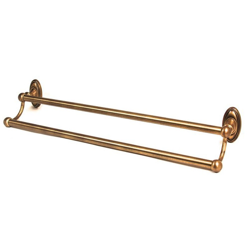 Alno Classic Traditional A8025-24-PA Double Towel Bar Traditional in Polished Antique