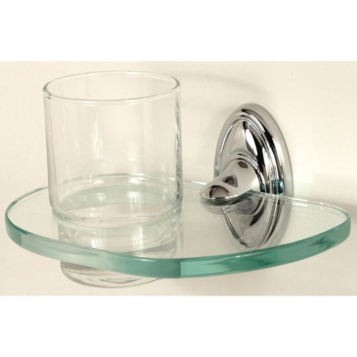 Traditional Tumbler Holder 6-5/8-in in Polished Chrome