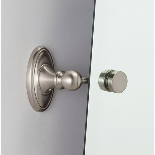 Alno Classic Traditional A8091-SN Adjustable Mirror Brackets Traditional in Satin Nickel