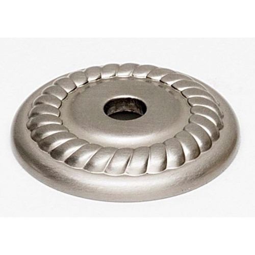 Backplate Traditional 1-in in Satin Nickel