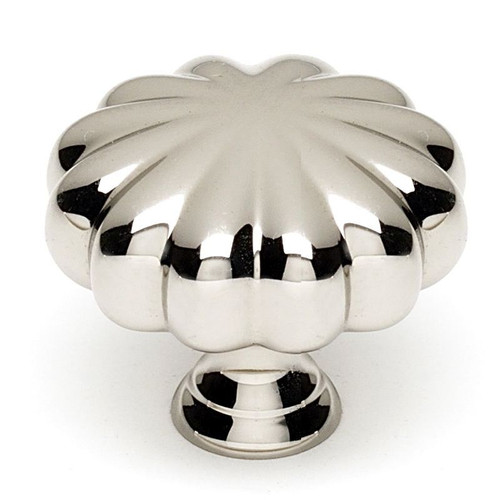 Knob Traditional 1-1/2-in in Polished Nickel