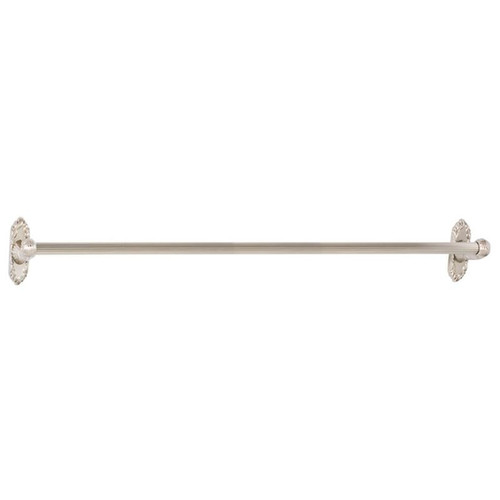 Alno Ribbon & Reed A8520-30-SN Towel Bar Traditional in Satin Nickel