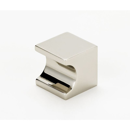 Alno Contemporary II A853-1-PN Knob Modern 1-in in Polished Nickel