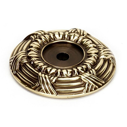 Backplate Traditional 1-5/8-in in Polished Antique