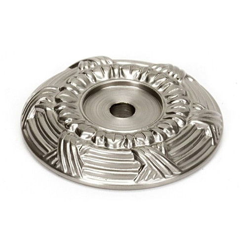 Backplate Traditional 1-5/8-in in Satin Nickel