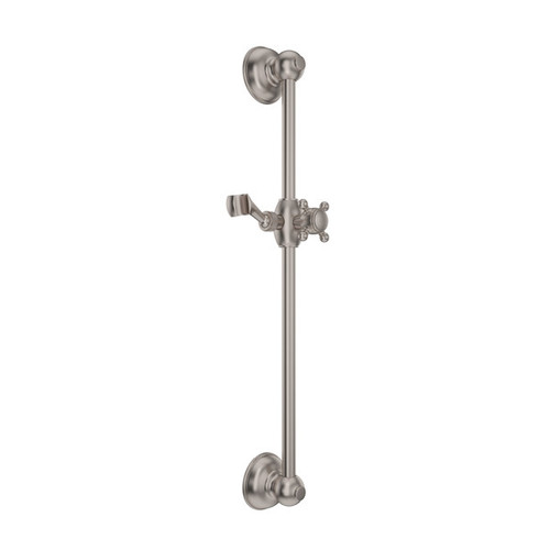 Rohl 1201STN 22-in Slide Bar, Satin Nickel