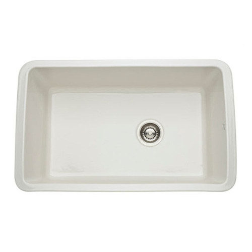 31in Undermount Fireclay Kitchen Sink in Biscuit