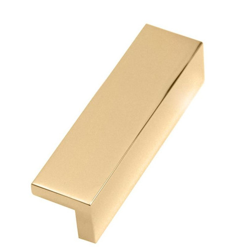 Alno A960-3-PB Tab Pull Modern in Polished Brass
