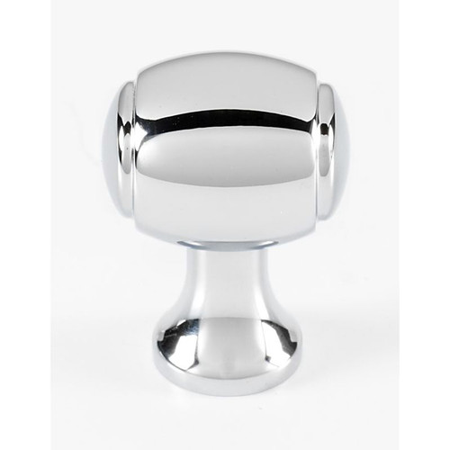 Knob Transitional 3/4-in in Polished Chrome