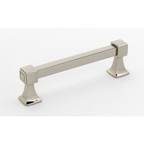 Alno Cube A985-4-PN Modern Pull in Polished Nickel