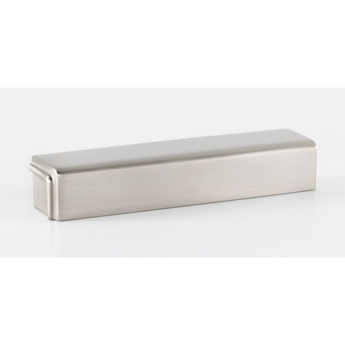 Cup Pull Modern in Satin Nickel