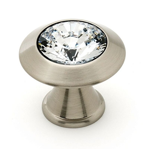 Traditional Knob in Satin Nickel