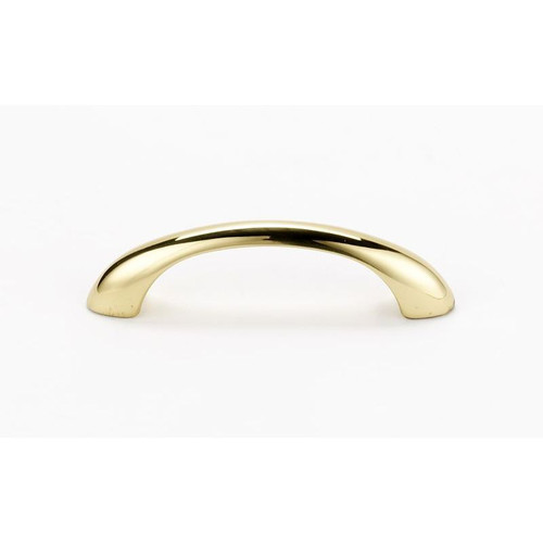 Alno C855 Series C855-35-PB Modern Pull in Polished Brass