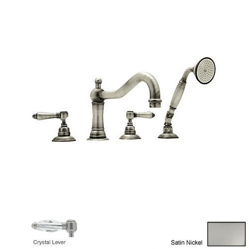 Roman Tub Filler Faucet in Satin Nickel