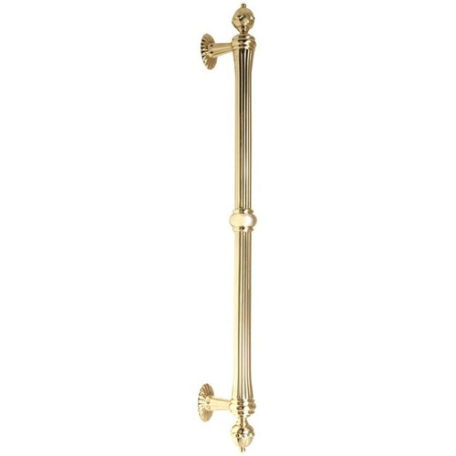 Alno Ornate D6929-18-PB Appliance Pull Traditional in Polished Brass